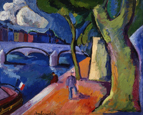 Quai de Seine à Paris